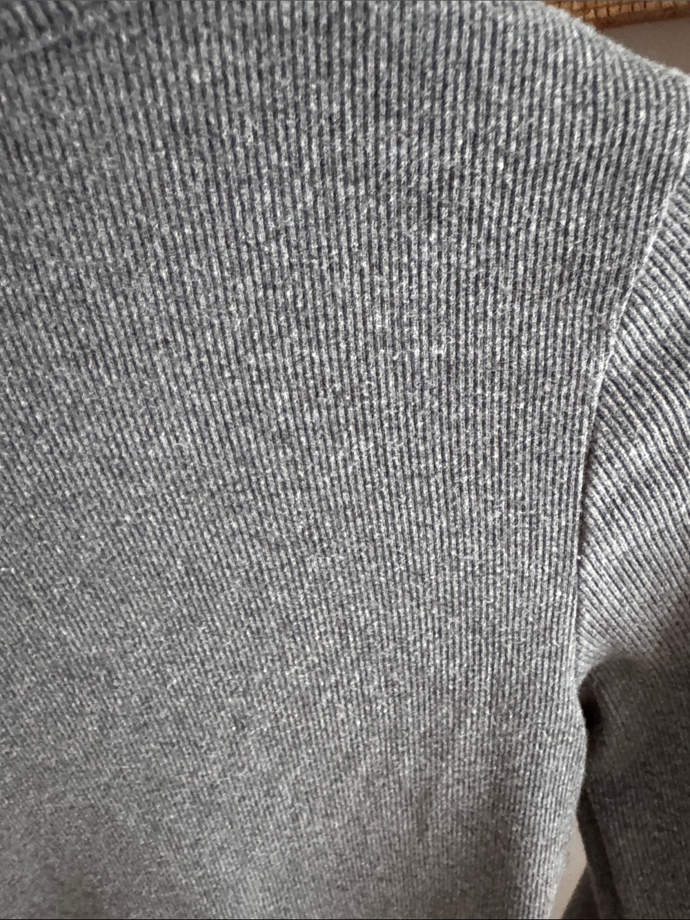 GAP Charcoal Gray Ribbed Button-Up Cardigan - Picture 4 of 5